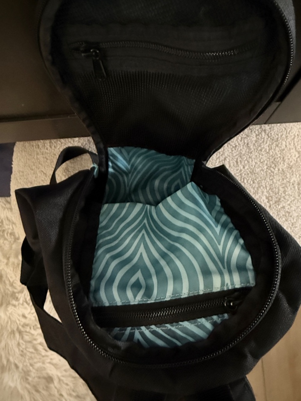 Dakine Black Grom Compact Backpack with Teal Accent - Picture 8 of 8